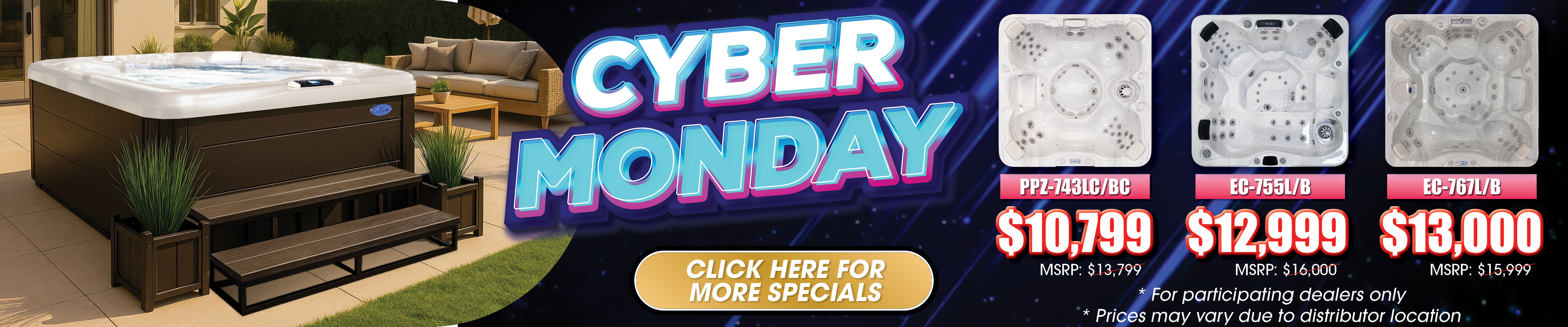 Calspas hot tub being used in a family setting - Laguna Niguel